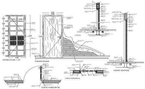 Flush Door CAD Drawing Flush Door Design, Flush Door, Section Drawing, Door Plan, Door Detail, Flush Doors, Elevation Design, Plan Drawing, Cad Blocks