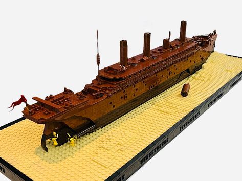 Titanic wreck from the 1980 movie ‘Raise the Titanic’ | Flickr Raise The Titanic, Titanic Wreck, The Titanic, Slug, Titanic, Lego, Pokemon, Ships, Pins