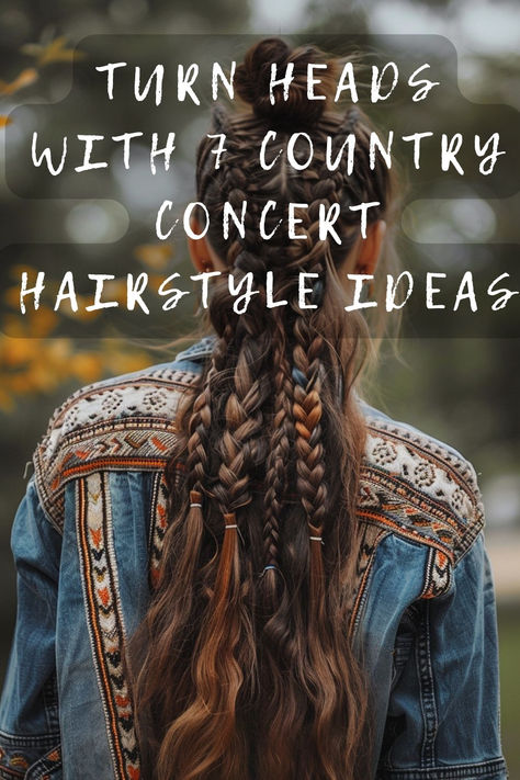 Get ready to rock your look with the best hairstyles for country beats! 🤠💃 From fishtails to flowing curls, these styles are game-changers. Click to choose your concert-ready hair! #CountryBeats #Fishtails #FlowingCurls #ConcertReady #HairGameChanger Western Chic Hairstyles, Western Inspired Hairstyles, Concert Hairstyle Ideas, Country Concert Hair Ideas, Rodeo Hairstyles, Country Concert Hair, Country Girl Hairstyles, Country Concert Hairstyles, Country Girl Hair