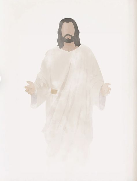 Lds Jesus Christ Pictures, Lds Pictures, Jesus Christ Lds, Christ Painting, White Jesus, Jesus Poster, Jesus Christ Quotes, Jesus Drawings, Jesus Artwork