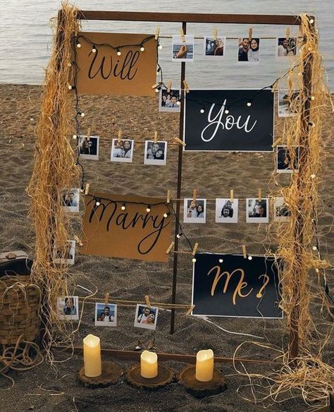 Proposal Ideas Engagement Mountain, Surprise Engagement Proposals Ideas, Rustic Proposal Ideas, Proposal Set Up Ideas Outside Simple, Dream Proposal Engagement, Annerversary Ideas, Proposal Decorations Outdoor, Proposal Ideas Outdoor, Engagement Surprise Ideas