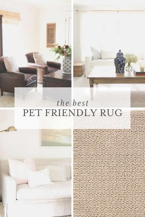 Pet Friendly Rugs, Soft Jute Rugs, Pet Friendly Living Room, Kid Friendly Living Room, Kid Friendly Rugs, Neutral Rug Living Room, Family Room Rug, Julie Blanner, Carpets For Kids