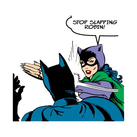 Robin Meme, Batman Slapping Robin, Batman And Catwoman, Nightwing, Catwoman, Marvel Dc, Dc Comics, Batman, Cool Art