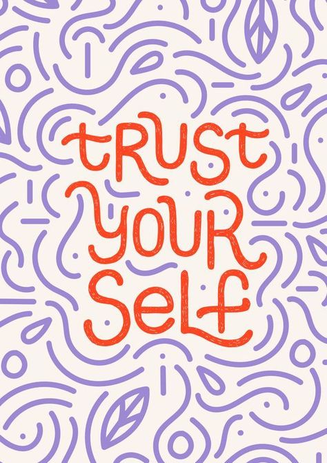 Best Posters, 강아지 그림, Poster Store, Motivational Wall Art, Happy Words, Typography Letters, Pretty Words, Trust Yourself, Inspirational Words