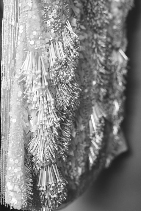 Detail Couture, Tambour Beading, Haute Couture Embroidery, Embroidery Fashion Detail, Embellishment Details, Couture Embroidery, Textile Texture, Couture Details, Jenny Packham