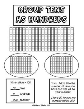 Go Math 2nd Grade, Lesson Plan Format, Three Digit Numbers, Base Ten Blocks, Go Math, Making Ten, Math 2, Tens And Ones, Matching Cards