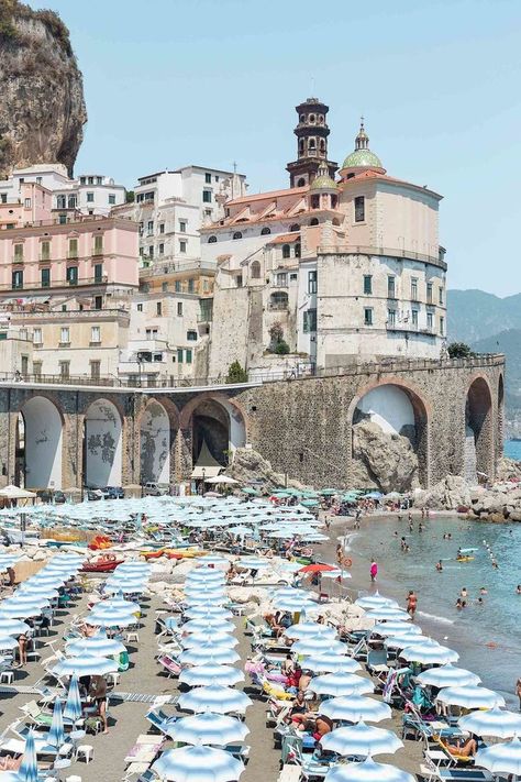 Atrani, Italy's smallest town | A guide to eight towns on Italy's Amalfi Coast that you shouldn't miss, including Positano, Furore, Ravello, Praiano, and more! #positano #amalfi #amalficoast #atrani #ravello #praiano #furore #travel #italy Amalfi Coast Travel Guide, Amalfi Coast Towns, 10 Days In Italy, Amalfi Coast Itinerary, Plan A Vacation, Italy Trip Planning, Amalfi Coast Travel, Italy Itinerary, Italy Holidays