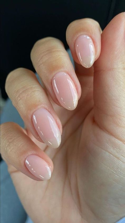 Nail Ideas Simple Pink, Summer Elegant Nails, Pink Autumn Nails, Vanilla Girl Nails, African Nails, Short Classy Nails, Nails Summer Nails, Milky Nails, Basic Nails