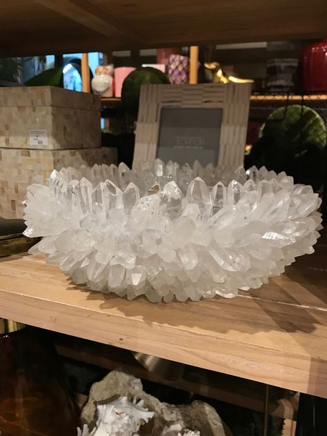 Crystal Room Decor, Crystal Lamps, Crystal Room, Meditation Room Decor, Shabby Chic Living, Condo Decorating, Flower Girl Baskets, Lace Decor, Crystal Wall