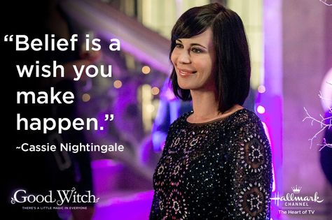 Need some inspiration? Get insightful quotes from Cassie Nightingale, from the Hallmark Channel original series, "Good Witch." Good Witch Quotes, Hallmark Good Witch, Cassie Nightingale, The Good Witch Series, Witch Tv Series, Sabrina Spellman Style, Hallmark Tv, Buddha Thoughts, Witch Series