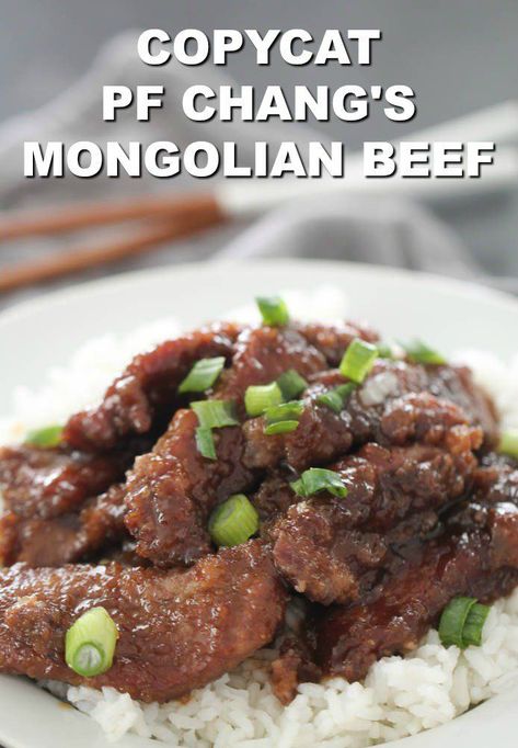 Copycat P.F. Chang's Mongolian Beef | Six Sisters' Stuff This Easy Mongolian Beef tastes just like P.F. Chang's takeout. Juicy, tender beef seared to perfection in a rich, flavorful sauce. #copycatrecipe #mongolianbeef Easy Mongolian Beef, Mongolian Beef Recipe, P F Chang, Homemade Chinese Food, Mongolian Beef Recipes, Six Sisters Stuff, Mapo Tofu, Easy Freezer Meals, Slow Cooker Bbq