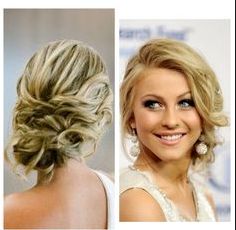 front and back view Wedding Party Hairstyles, Wedding Hairstyles For Medium Hair, Up Dos For Medium Hair, Trendy Wedding Hairstyles, Hair Styles 2017, Penteado Cabelo Curto, Wedding Hairstyles Updo, Prom Hairstyles, Party Hairstyles