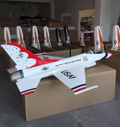 F-16 Thuderbird Scheme RC Jet, 1:6 scale, Turbine Power - Top RC Model North America- RC Scale Warbirds, Jets Rc Planes, 1 6 Scale, Design Drawings, Rc Model, Tattoo Design, The Struts, North America, Aircraft, Thing 1