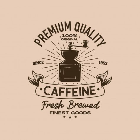 Vintage Coffee Labels, Vintage Coffee Logo, Vintage Coffee Shop Logo, Barista Man, Butter Logo, Pistachio Coffee, Mercer House, Coffee Logos, Package Template