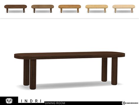 The Sims Resource - Indri Dining Table Sims 4 Round Table Cc, Sims 4 Cc Table Dining, Sims 4 Dining Table, Sims 4 Cc Dining Table, Large Dinning Table, Sims 4 Kitchen, Sims 4 Clutter, Big Table, Kitchen Jars