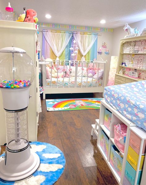 Adult Nursery Room, Age Re Room, Little Spaces Room, Age Reggresion Room, Little Spaces Aesthetic, Agere Room, Little Spaces Ideas, Barbie Bedroom Ideas, Home Decor Ideas Paint