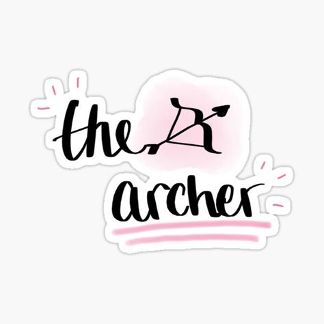 "The Archer Sticker" Sticker for Sale by mol3049 Taylor Swift The Archer, Miss Americana And The Heartbreak, Funky Vibes, Miss Americana, The Archer, Taylor Swift Posters, Music Stickers, Journal Supplies, Taylor Swift Lyrics