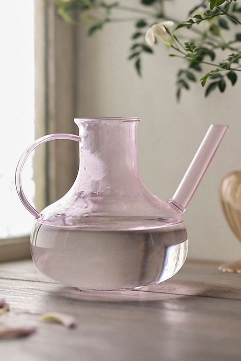 Rose Glass Watering Can Best Gifts For Gardeners, Watering Cans, Garden Hoses, Watering & Irrigation, Stone Wrapping, Indoor Gardening, Creative Living, Hand Poured Candle, Home Room Design