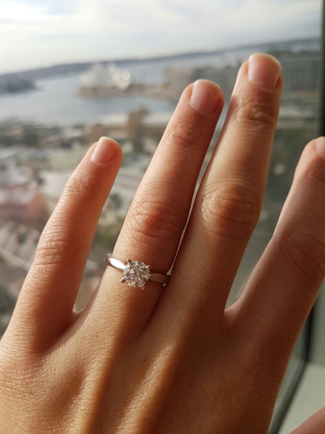 Round diamond engagement ring. Four claw solitaire white gold setting. Round Engagement Ring White Gold, Round Diamond Engagement Ring, Round Solitaire Engagement Ring, White Gold Solitaire, Round Solitaire, Round Engagement Rings, Engagement Ring White Gold, Round Diamond Engagement Rings, Solitaire Engagement