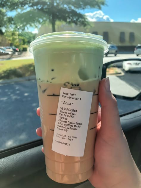 Matcha Foam Starbucks, Matcha Coffee Starbucks, Ice Matcha Latte Starbucks, Matcha Cold Foam Starbucks, Iced Matcha Latte Recipe Starbucks, Starbucks Iced Latte Order, Best Matcha Drink From Starbucks, Iced Matcha Latte Starbucks Order, Cold Foam Drinks