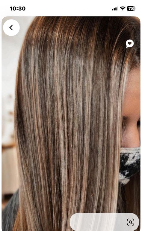 Highlights And Lowlights On Brown Hair, Brunette With Blonde Babylights, Blonde Baby Lights On Brown Hair, Brown Hair No Highlights, Blonde Babylights On Brown Hair, Warm Ash Brown Hair, Dark Brunette With Blonde Highlights, Blonde With Darker Roots, Babylights Blonde Highlights