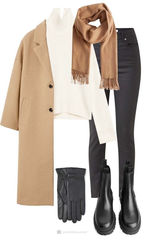 Look Boho Chic, Fashion Capsule Wardrobe, Winter Fashion Outfits Casual, Mode Casual, Camel Coat, Mode Inspo, Looks Chic, Casual Winter Outfits, Autumn Outfit