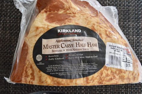 Kirkland Ham Recipe, Half Ham Recipes, Spiral Ham Crockpot, Slowcooker Ham, Ham Crockpot, Ham With Brown Sugar Glaze, Boneless Ham Recipe, Boneless Ham, Ham Recipes Crockpot