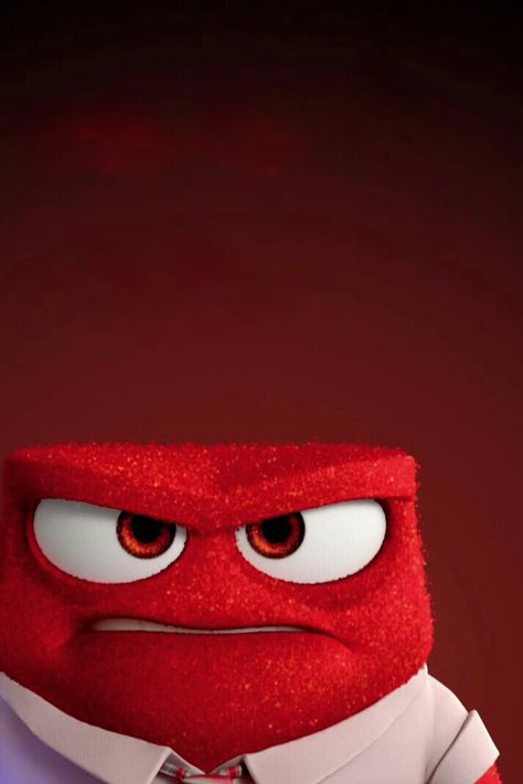 pixar inside out  anger.... Anger Inside Out Wallpaper, Disgust Inside Out Wallpaper, Anger From Inside Out, Anger Wallpapers, Anger Inside Out, Inside Out Anger, Pointalism Art, Pixar Inside Out, Inside Out Emotions