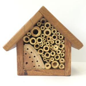 Gift ideas that support a circular economy | Biome Eco Stores Bee Houses, Beekeeping For Beginners, Raising Bees, Bee Hotel, Insect Hotel, Gardening Gifts, Bee House, Bee Boxes, Sensory Garden