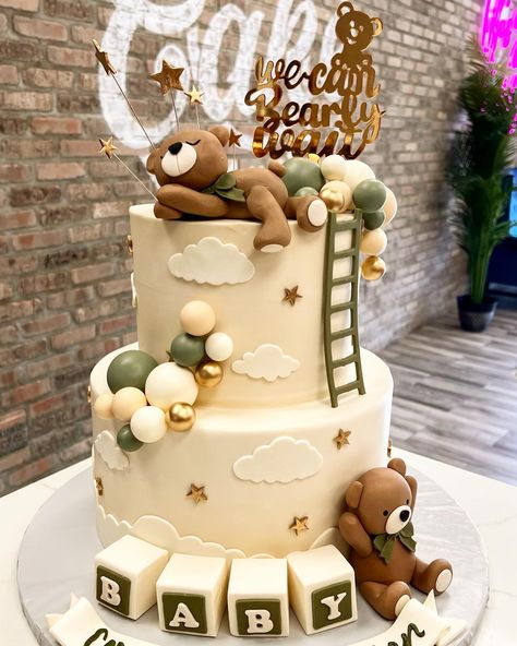 Text/Call the bakery for more info 201-391-6300 or email Sales@ALittleCake.com . . . #bakery #Cake #customcakes #ALittleCake #birthdaycake #babyshowercake . . . . . . . . #CakeArtistry #ParkRidgenj #bergencountynj #hillsdalenj #Rocklandcountyny #pearlriverny #montvalenj #NewCityny #FranklinLakes #Passaiccountynj #Cliftonnj #Ridgewoodnj #nyackny #westwoodnj #Morriscounty #waynenj #pearlriverny We Can Bearly Wait Baby Shower Cake, Bearly Wait Baby Shower Cake, We Can Bearly Wait, Bakery Cake, Modern Cakes, Bearly Wait, Cake Blog, Bear Theme, The Bakery