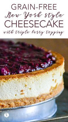 Grain Free Desserts, New York Style Cheesecake, No Carb Recipes, Food Stamps, Cake Easy, Grain Free Recipes, Low Carb Foods, Paleo Desserts, Carb Foods