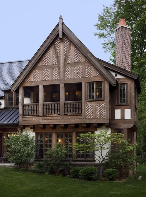 Charming English country home nestled on the shores of Lake Michigan Tudor Homes, English Country Home, Country House Design, English Tudor, Lake Shore, Tudor House, English Country House, Traditional Architecture, House Exteriors