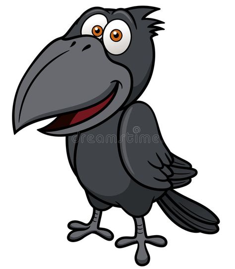 Cartoon crow. Vector illustration of Cartoon crow , #Aff, #crow, #Cartoon, #illustration, #Vector #ad Cartoon Crow, Crow Drawing, Crow Flying, Crow Images, Crows Drawing, Imprimibles Halloween, Cute Cartoon Drawings, Rock Design, Disney Drawings