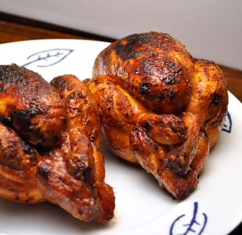 Grilled Cornish Hens with Fresh Herbs Cornish Hen Recipes Oven, Grilled Cornish Hens, Cooking Cornish Hens, Hen Recipes, Game Hen Recipes, Cornish Game Hen Recipes, Tarragon Recipes, Barbecue Ideas, Roasted Cornish Hen