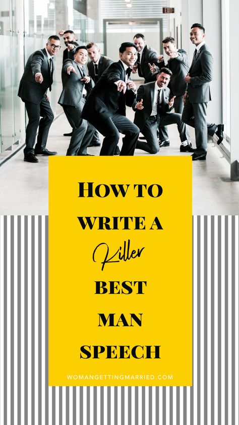 The Dos and Don’ts of Writing (and Giving) a Best Man Speech Groomsmen Speech Ideas, Short Best Man Speech Examples, How To Write A Best Man Speech, Best Man Toast Examples, Funny Best Man Speech Ideas, Bestman Speeches, Best Man Speech Ideas, Groomsmen Speech, Short Best Man Speech