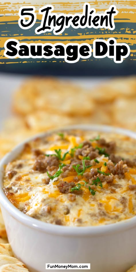 Sausage Dip With Cream Cheese, Cheesy Sausage Dip, Sausage Cream Cheese Dip, Sausage Cheese Dip, Dip With Cream Cheese, Best Dip Recipes, Sausage Dip, Delicious Dips Recipes, Cream Cheese Dip