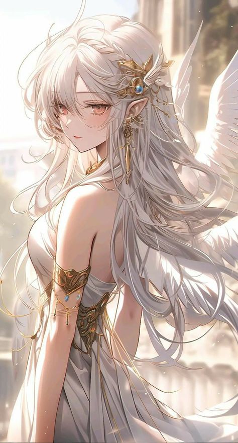 Weiblicher Elf, Anime Show, Anime Elf, Japon Illustration, Digital Art Anime, 판타지 아트, Anime Character Drawing, 영감을 주는 캐릭터, Anime Angel