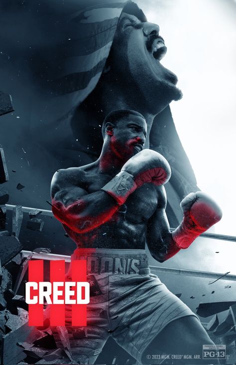 Boxing Glove Design, Creed Wallpaper Boxing, Boxe Wallpaper, Creed Boxing, Adonis Creed, Rocky Film, Creed Movie, Boxing Posters, Assassins Creed Art