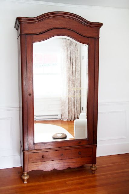 Victorian Armoire, Victorian Bedding, Dear Dolly, Farmhouse Victorian, Mirrored Armoire, French Armoire, Antique Armoire, Nursery Room Boy, Victorian Furniture