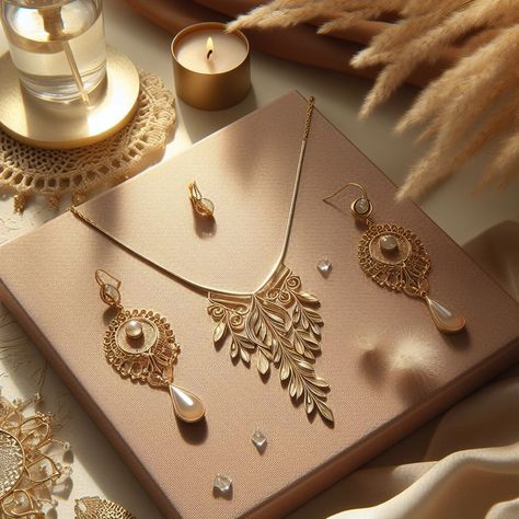 🌟 Exciting Announcement! 🌟 Get ready to indulge in luxury as Sahayta Jewellers unveils its mesmerizing Gold Necklace Collection at our upcoming grand opening in Gilat Bazar, Bhojuveer, Varanasi! From intricate designs that capture the essence of Indian tradition to warm lighting that highlights every detail, our jewelry pieces are a celebration of heartwarming moments, family bonds, and cultural heritage. Join us as we embrace the antique aesthetics and art deco influences that make each piec... Indian Jewelry Aesthetic, Jewelery Shoot, Jewelry Product Photography, Desi Jewelry, Mood Bored, Creative Jewelry Photography, Paper Background Design, Bride Outfits, Warm Lighting