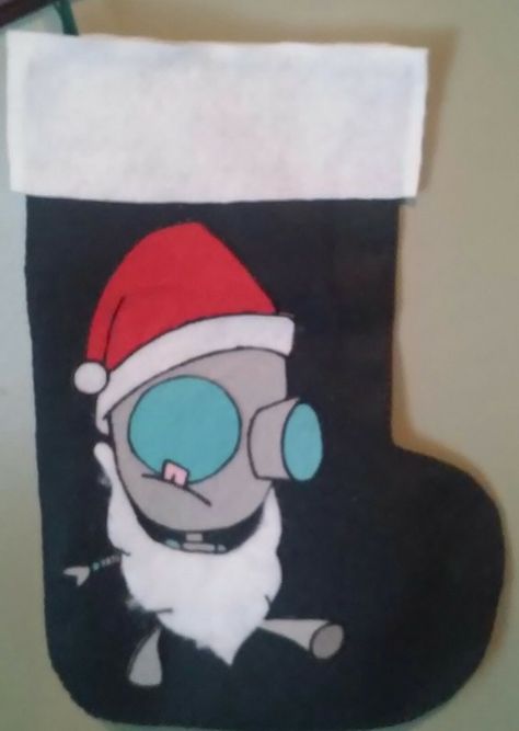 Invader Zim, Xmas Stockings, Christmas Graphics, Christmas Scenes, Christmas Gingerbread, Santa Hat, Christmas Fun, Christmas Stockings, Gingerbread