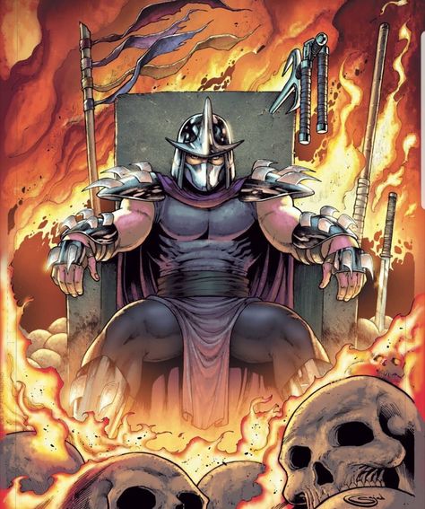 Variant cover for TMNT Shredder in Hell !  You can preorder now thru @planet_awesome_collectibles !  @delgaduck on the colors.. #tmnt… Tmnt Villains, Tmnt Shredder, Shredder Tmnt, Ninja Turtle Pumpkin, Ninja Turtles Shredder, Teenage Mutant Ninja Turtles Movie, Ninja Turtles Movie, Teenage Mutant Ninja Turtles Artwork, Teenage Mutant Ninja Turtles Art