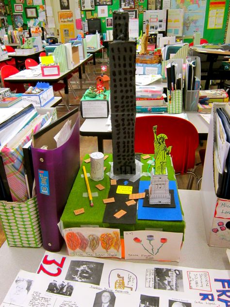 New York Projects, 4th Grade Social Studies, Box Project, Kids Projects, Shoes Box, English Reading, Ny City, Class Projects, New York State