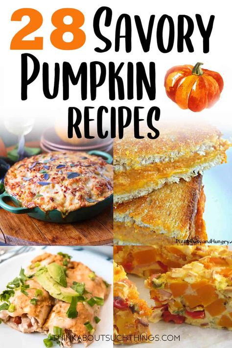 Homemade Pumpkin Recipes, Pumpkin Appetizers, Pumpkin Pizza, Pumpkin Recipes Dinner, Canned Pumpkin Recipes, Fall Recipes Pumpkin, Savory Pumpkin, Pumpkin Recipes Healthy, Savory Pumpkin Recipes