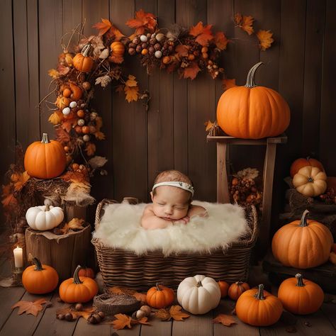 The house smells of fall...pumpkin spice in my coffee.....and a day of editing cutie little babies! I am one happy photog today! Newborn Baby Fall Photoshoot, November Baby Photoshoot, Fall Infant Photoshoot, Infant Photoshoot, Shower Baskets, November Baby, One Month Baby, Baby Shower Baskets, Newborn Pics