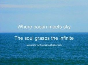 Where the ocean meets the sky The Sky Quotes, Sea Magic, Holy Diver, The Ocean Is Calling, Spinal Column, Sea Of Love, Sky Quotes, Freedom Quotes, Learn Yoga