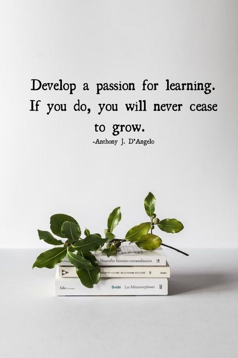 Develop a Passion for Learning! Quotes About Learning New Skills, Learning New Things Quotes, Never Stop Learning Quotes, Learning Quotes Inspirational, Skills Quote, Growing Quotes, Inspirational Smile Quotes, Self Respect Quotes, Passion Quotes