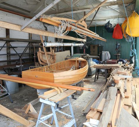 Boat Building Workshop. A boat builders workshop with a partly constructed boat , #affiliate, #Workshop, #boat, #Boat, #Building, #partly #ad Building Workshop, Boat Shed, Shed Construction, Wooden Boat Building, Russian Painting, Wooden Boats, Boat Building, Architecture Plan, Shed