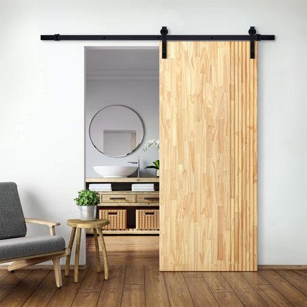 Farm Door, Modern Sliding Barn Door, Children's Bedroom Ideas, Wood Barn Door, Barn Door Kit, Modern Barn Door, Wood Barn, Rustic Barn Door, Metal Barn