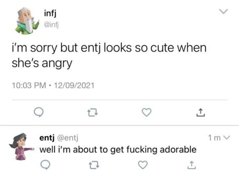 Entj X Infj Relationship, Entj Funny, Infj X Entj Love, Infj Entj Relationship, Entj And Infj Relationship, Entj Memes Funny, Entp And Infj Funny, Entj X Infj, Entj Characters